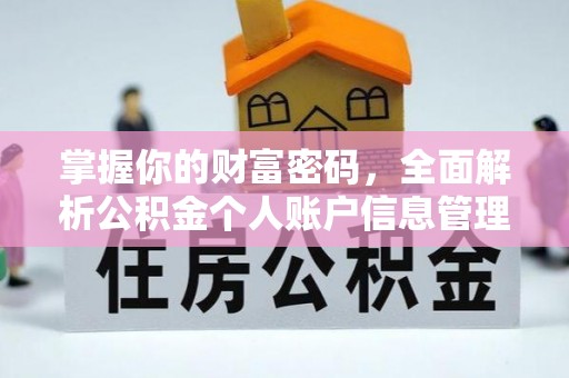 肥西掌握你的财富密码，全面解析公积金个人账户信息管理与优化